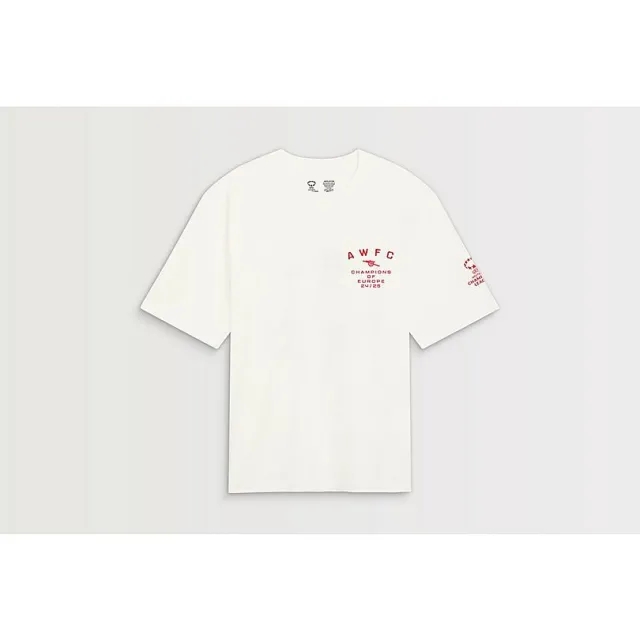 Arsenal UWCL Winners Unisex T-Shirt, Multicolor