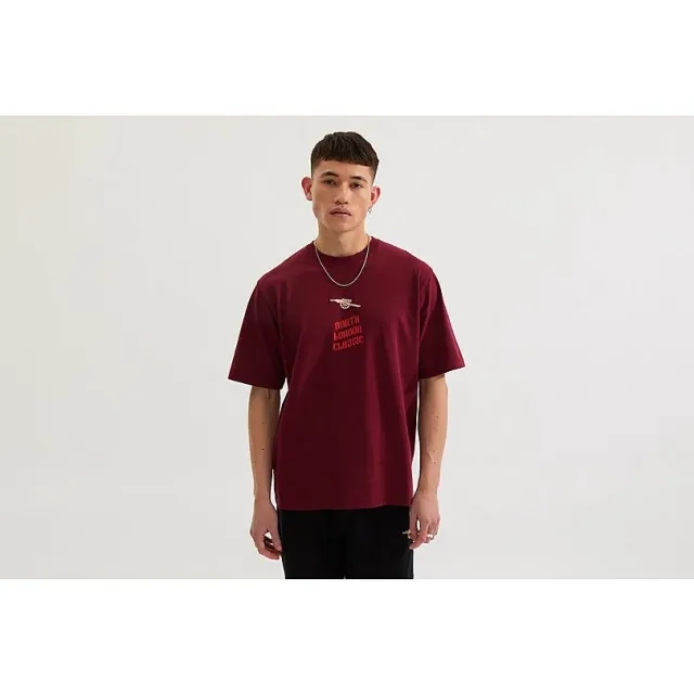 Arsenal North London Classic Burgundy Logo T-Shirt, Multicolor