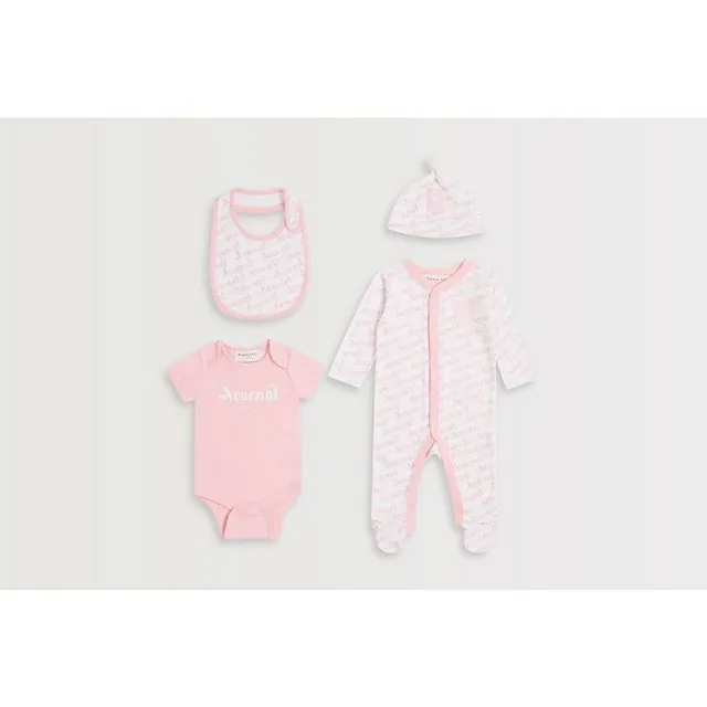 Arsenal Baby Concordia Pink 4pc Gift Set, Multicolor