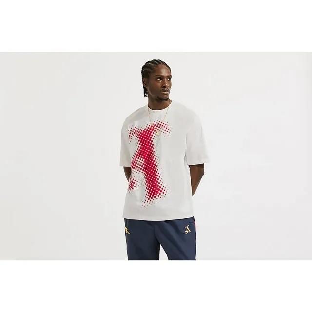 Arsenal Half Tone T-Shirt in White, Multicolor