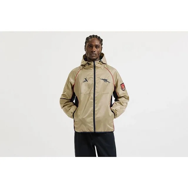 Arsenal Unisex Windbreaker in Gold, Multicolor