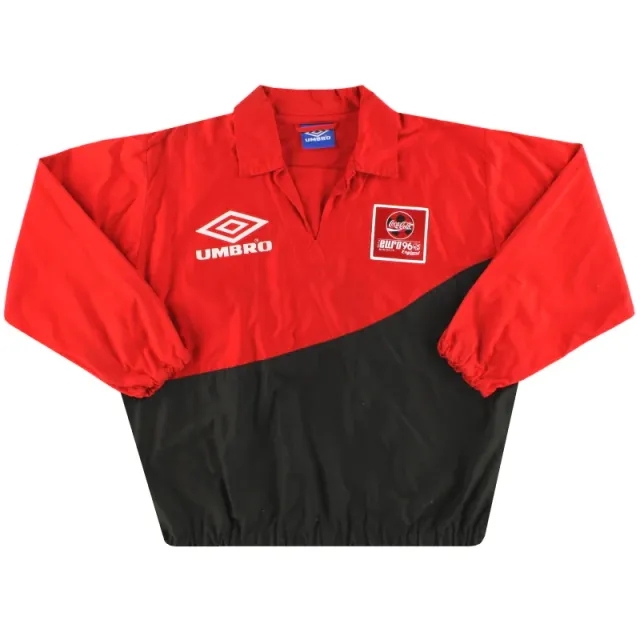 1996 European Championship Umbro Coca-Cola Drill Top L - Other European / Excellent / Large