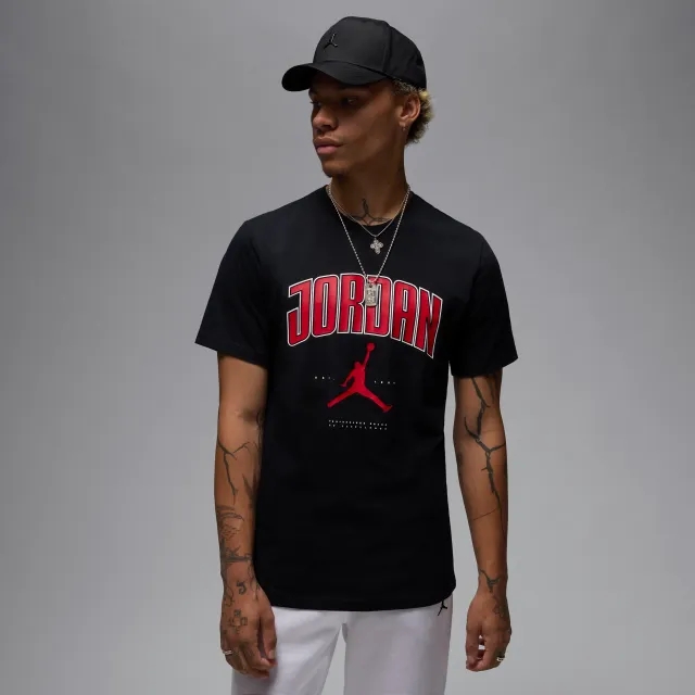 Nike Jordan Men's T-Shirt - Black - Cotton