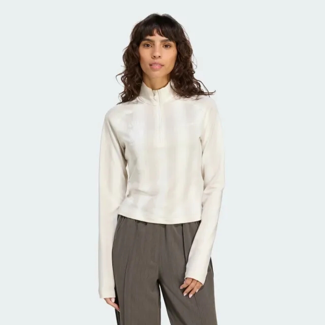 adidas Half-Zip Graphic Football Long-Sleeve Top