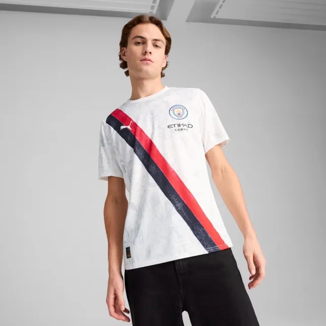 PUMA Kidsuper x Manchester City Jersey Men, White/Black, size 3XL