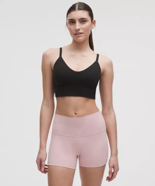 lululemon – Women's Focuser Scoop-Neck Sports Bra Nulu Light Support, C/D Cup – Color Black – Size L