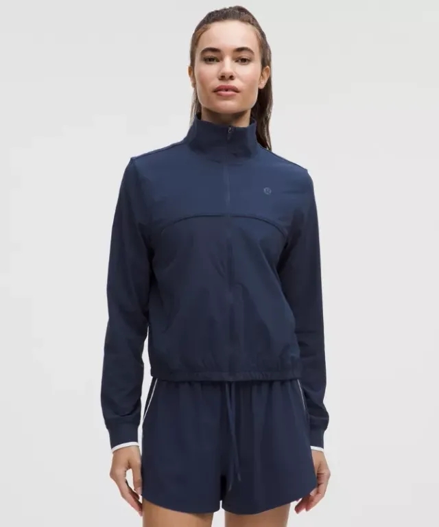lululemon – Women's Court Rival Tennis Track Jacket – Color Blue – Size 0