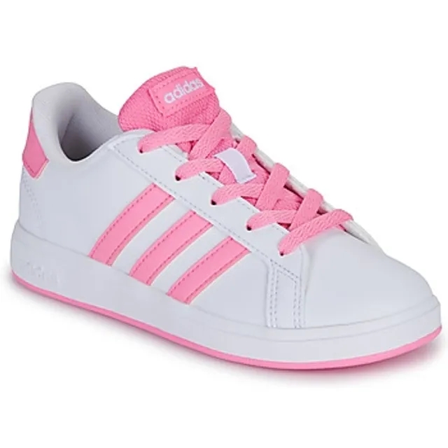 adidas  GRAND COURT 2.0 K  girls's Children's Shoes (Trainers) in White