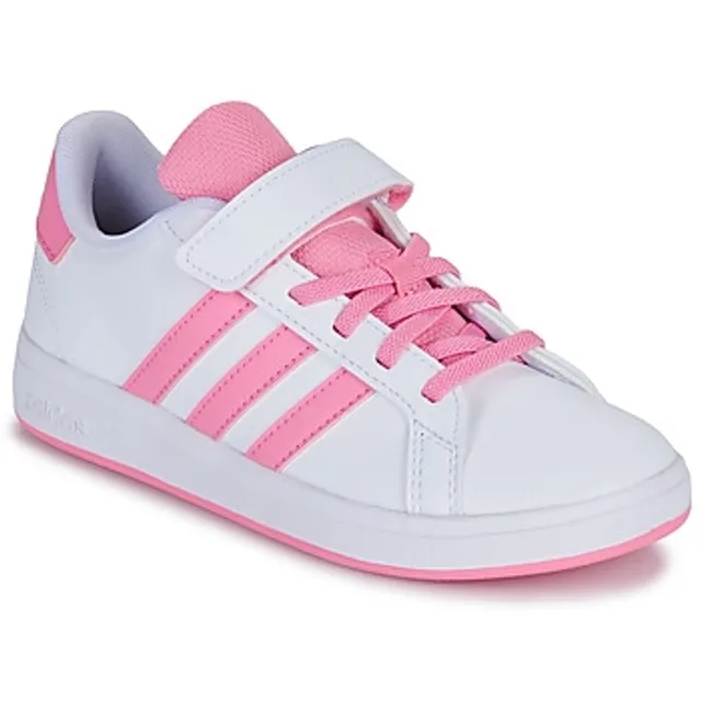 adidas  GRAND COURT 2.0 EL C  girls's Children's Shoes (Trainers) in White