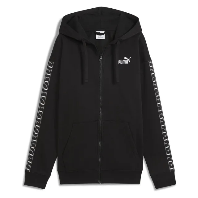 Puma Ess Tape Relaxed Fit Full Zip Sweatshirt