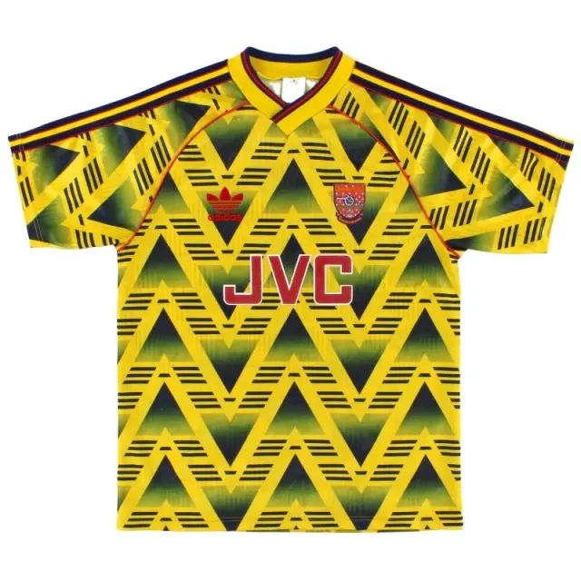 1991-93 Arsenal adidas Away Shirt L - Arsenal / Very good / Large