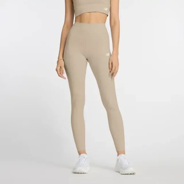 New Balance Women's NB Harmony High Rise Legging 27" in Grey Poly Knit