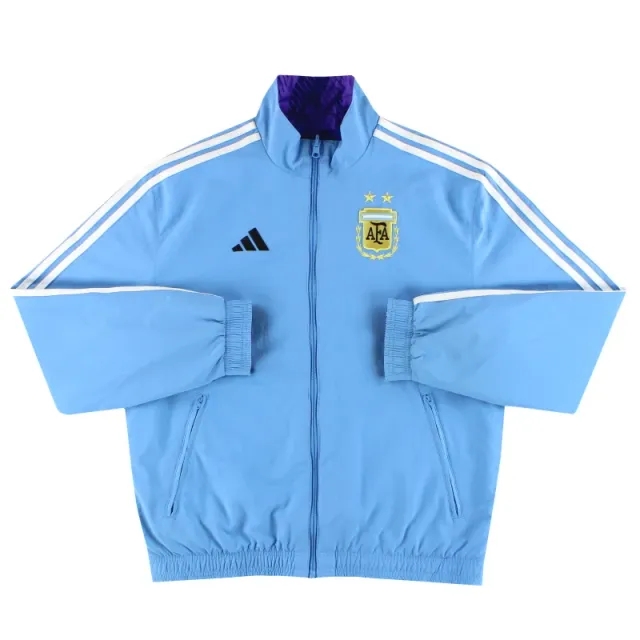 2022-23 Argentina adidas Reversible Anthem Jacket M - Argentina / Excellent / Medium