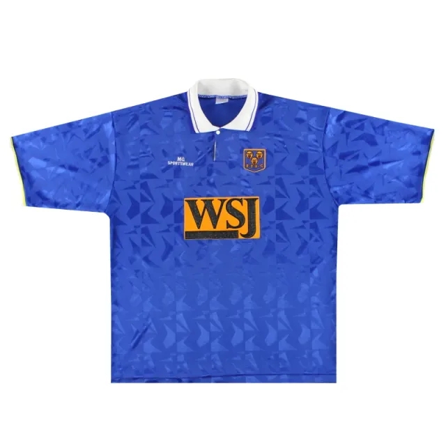 1993-95 Shrewsbury Home Shirt L - Shrewsbury Town / Excellent / Large