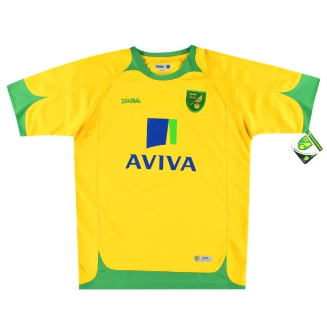 2008-10 Norwich City Xara Home Shirt *w/tags* M - Norwich City / w/tags / Medium