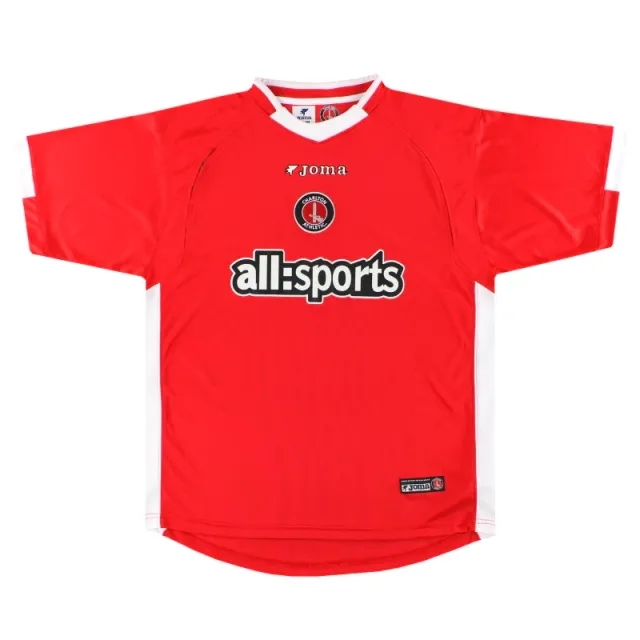 2005-06 Charlton Joma Home Shirt M - Charlton Athletic / Excellent / Medium