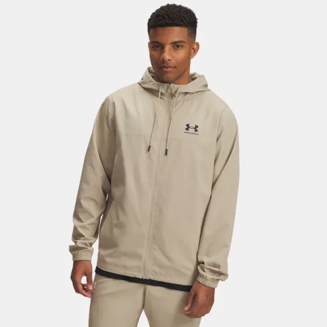 Under Armour  Rival Woven Men's Windbreaker City Khaki / Black / Black L