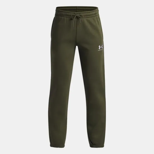 Under Armour  Icon Fleece Taping Boys' Joggers Marine OD Green / Black / White YLG (59 - 63 in)