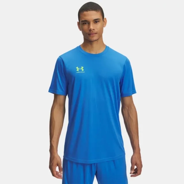 Under Armour  Challenger Men's Training Short Sleeve Blue Atlantis / High Vis Yellow L