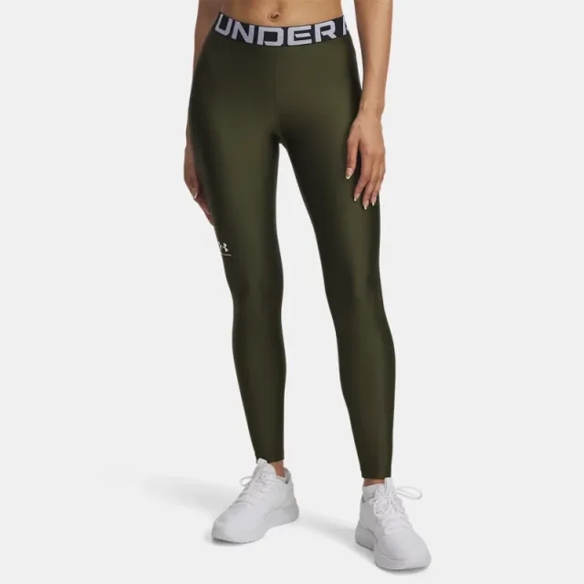 HeatGear® Women's Leggings Expedition Green / White L
