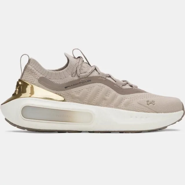 Under Armour  Phantom 4 Chrome Women's Shoes Timberwolf Taupe / White Clay / Black 7.5