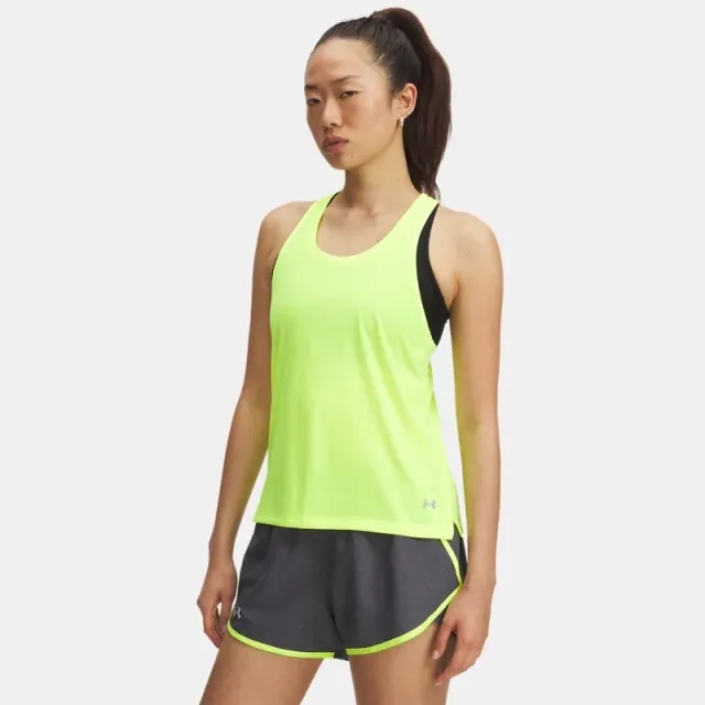 Under Armour  Launch Women's Singlet High Vis Yellow / Reflective L