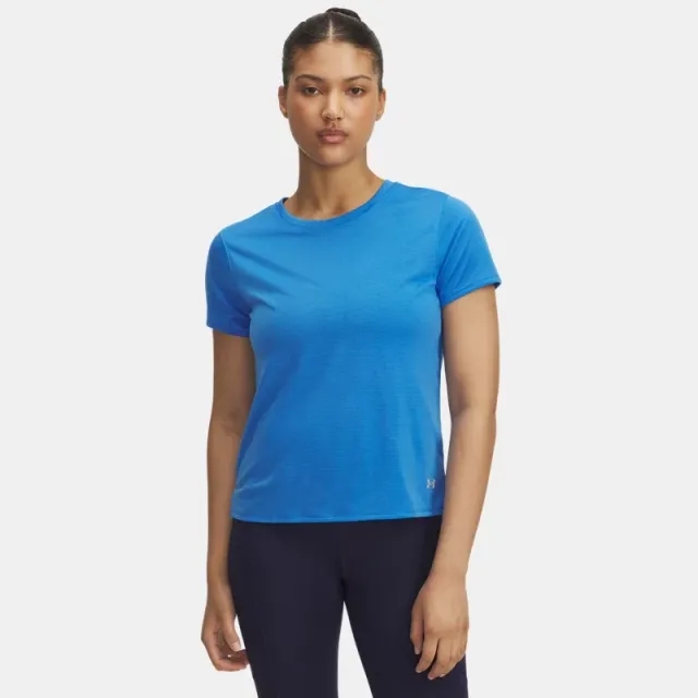Under Armour  Launch Women's Short Sleeve Blue Atlantis / Reflective L