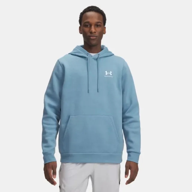 Under Armour  Icon Fleece Men's Hoodie Blue Smoke / White L