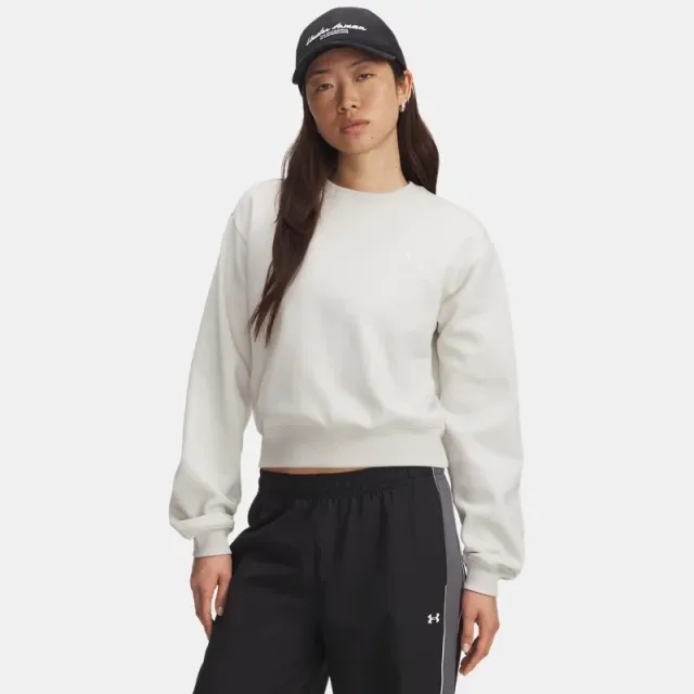 Under Armour  Icon Vida Fleece Women's Crew Summit White / Summit White L