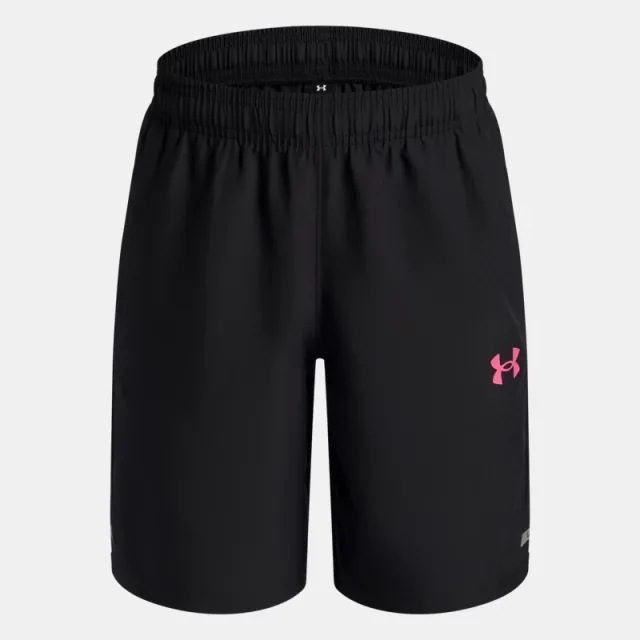 Under Armour  Tech™ Utility Woven Boys' Shorts Black / Super Pink YLG (59 - 63 in)