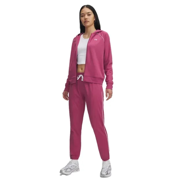 Under Armour  Rival Tricot Women's Tracksuit Fuchsia Dusk / White / White L