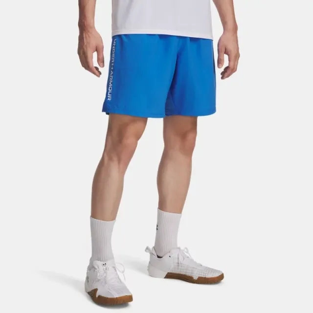 Under Armour  Tech™ Woven Wordmark Men's 8.25" Shorts Blue Atlantis / White L