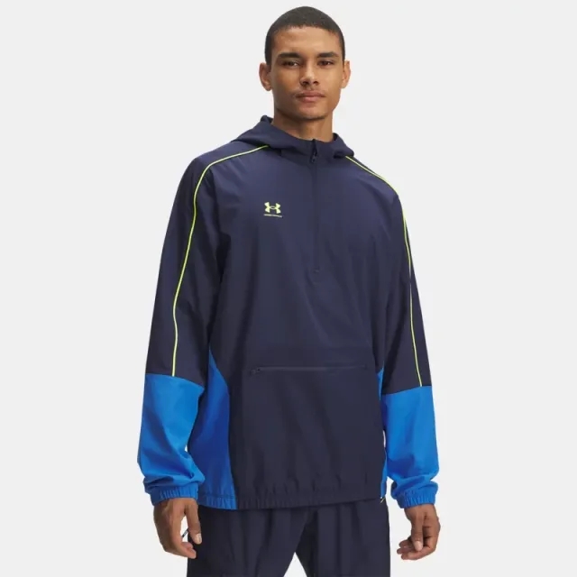 Under Armour  Challenger Men's Warmup Jacket Washed Navy / High Vis Yellow L