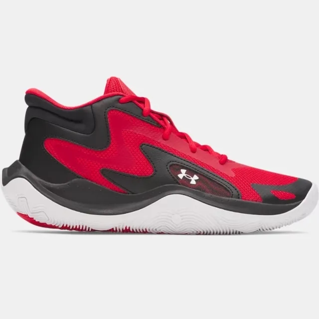 Under Armour  Jet '25 Unisex Basketball Shoes Red / Black / White 9.5