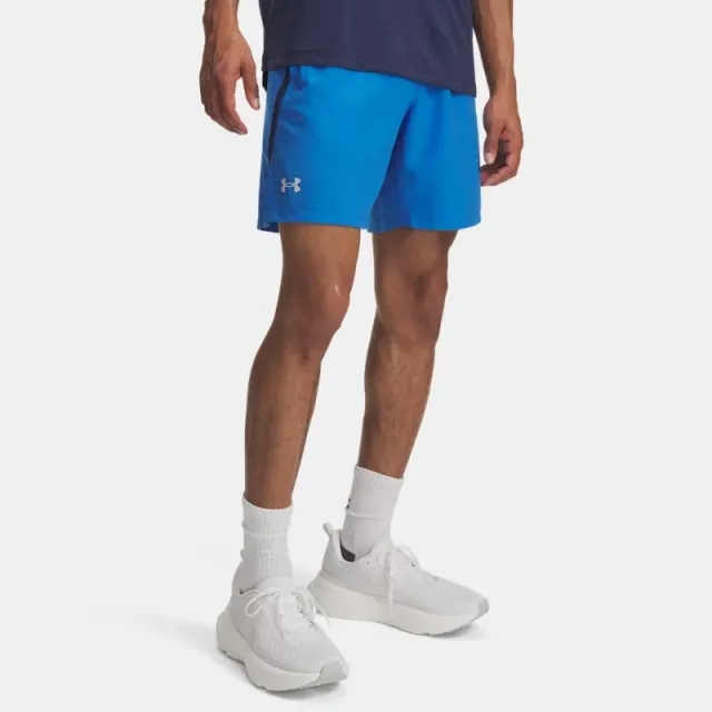 Under Armour  Launch Men's 7" Shorts Blue Atlantis / Washed Navy / Reflective L