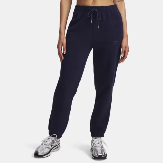 Under Armour  Icon Terry Varsity Women's Joggers Midnight Navy / Midnight Navy L