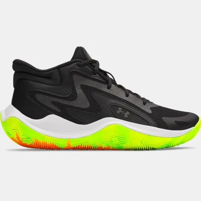 Under Armour  Jet '25 Unisex Basketball Shoes Black / Black / Metallic Black 9.5