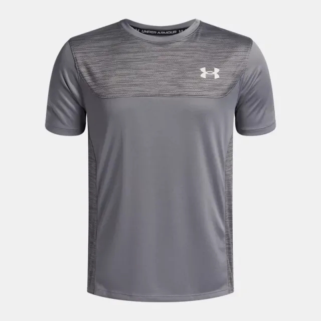 Under Armour  Tech™ Utility Boys' Short Sleeve Steel / White YLG (59 - 63 in)