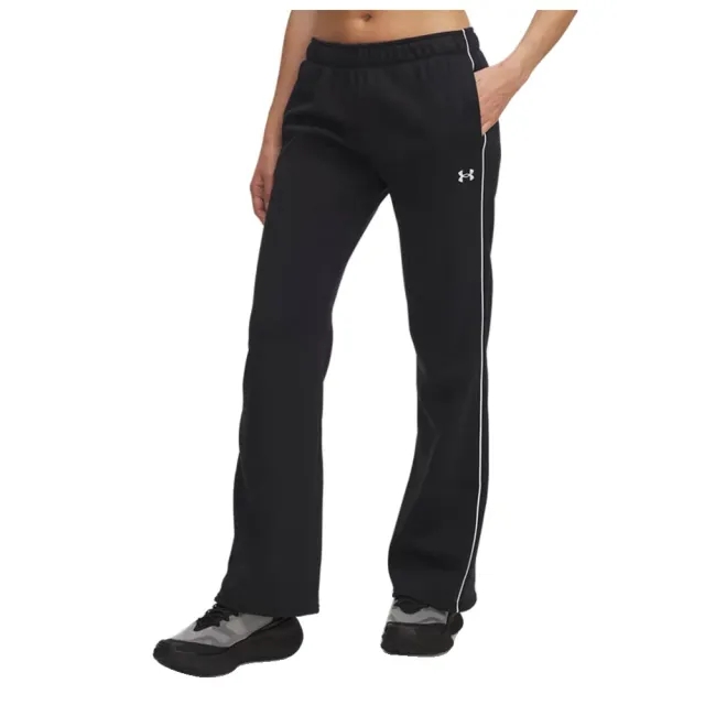 Under Armour  Rival Fleece Piped Women's Pants Black / White L