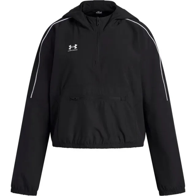 Under Armour  Challenger Girls' Anorak Black / White YLG (59 - 63 in)
