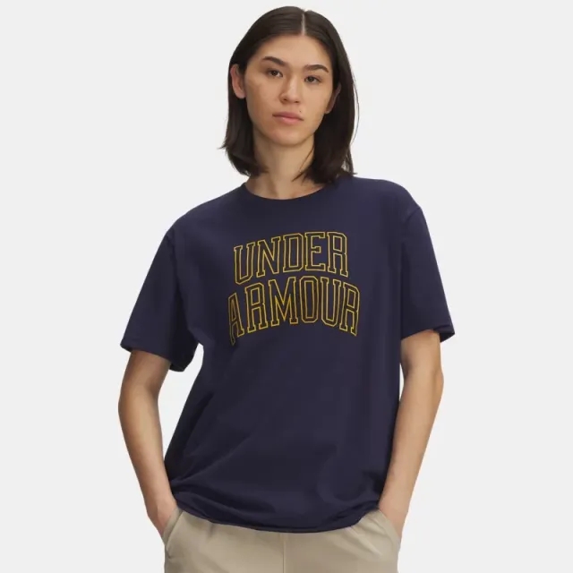 Under Armour  Rival Campus Women's Oversized T-Shirt Midnight Navy / Gold League L