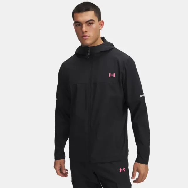 Under Armour  Tech™ Utility Woven Men's Jacket Black / Super Pink L