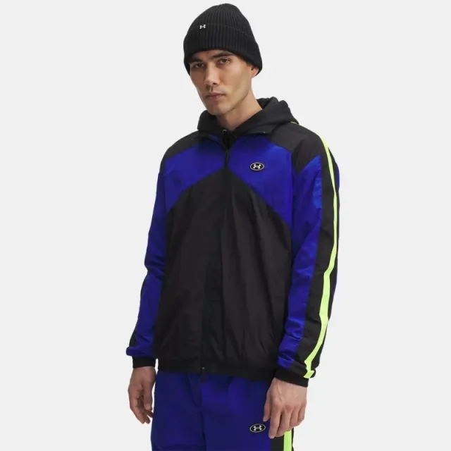 Under Armour  Icon Woven Men's Track Jacket Black / Royal / White L