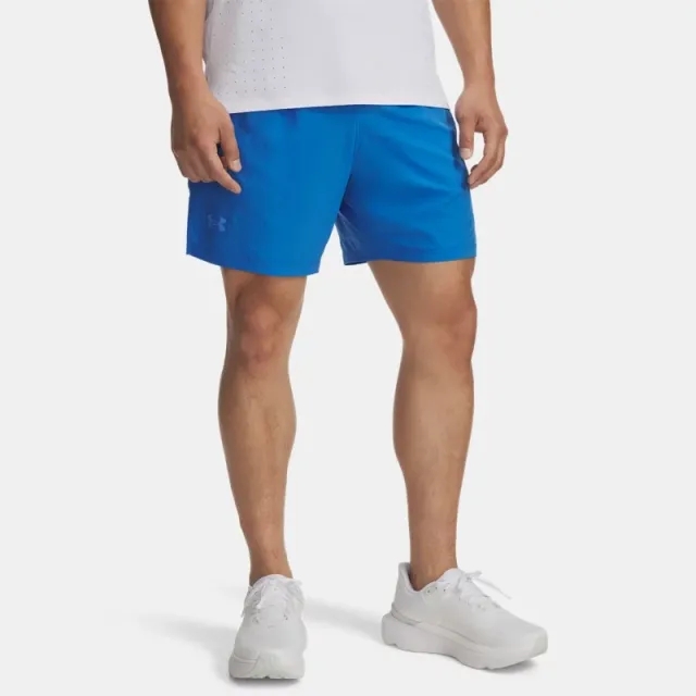Under Armour  Launch Elite Men's 2-in-1 7" Shorts Blue Atlantis / Washed Navy / Reflective L
