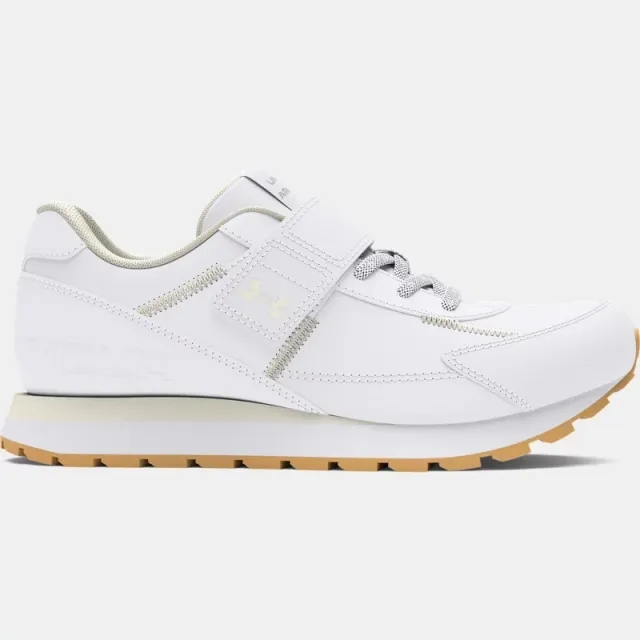 Under Armour  Essential Runner Pre-School Shoes White / White Quartz / White Quartz 12.5