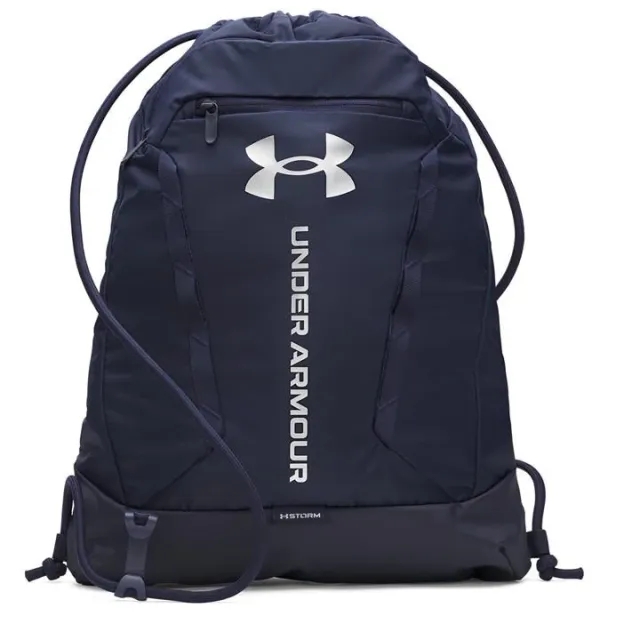 Under Armour  Hustle Sackpack Midnight Navy / Midnight Navy / Metallic Silver OSFM
