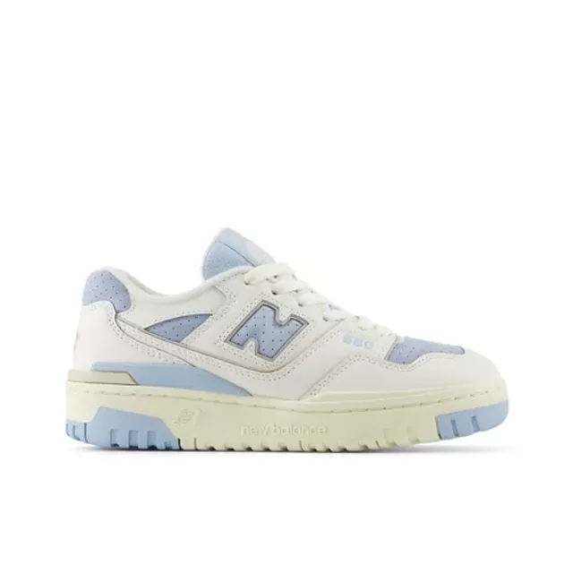 New Balance Kids' 550 in White/Blue Synthetic