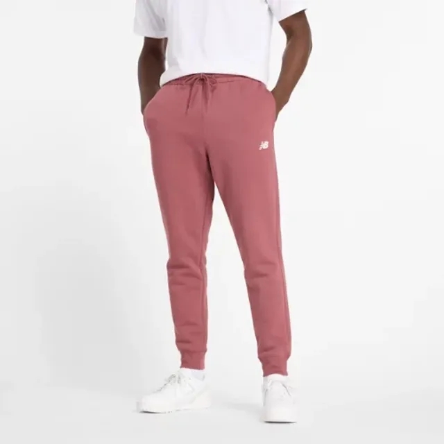 New Balance Men's Sport Fleece Jogger in Red Cotton