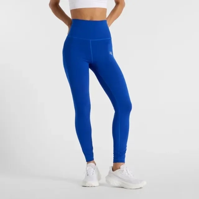New Balance Women's Sport High Rise Legging 25" in Blue Poly Knit