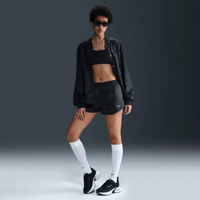 Nike Sportswear Windrunner Women's Mid-Rise 5cm (approx.) Woven Shorts - Black - Polyester